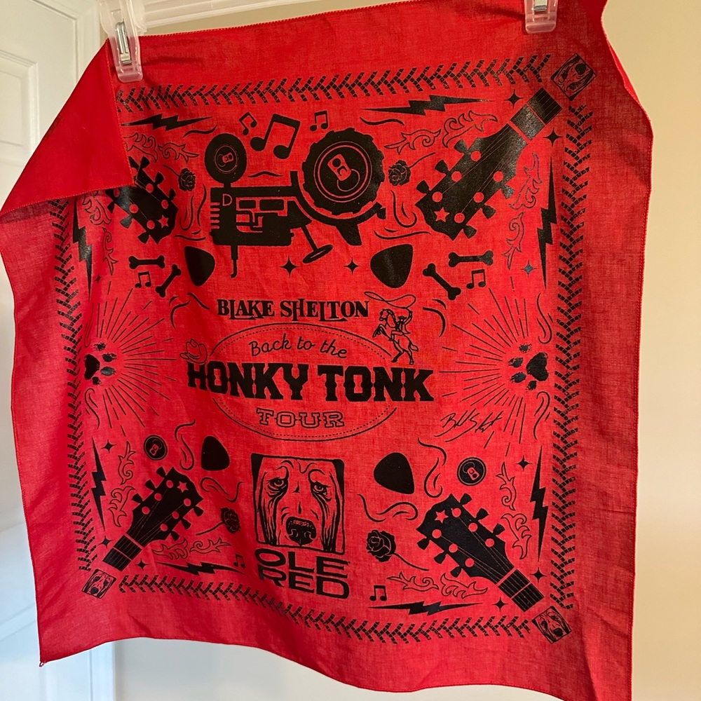 Blake Shelton Honky Tonk Tour Handkerchief